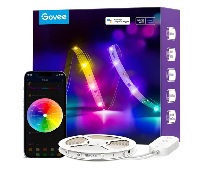 Inteligentne oświetlenie GOVEE Taśma LED H618A Basic LED Strip Light 5m WiFi Bluetooth RGBIC